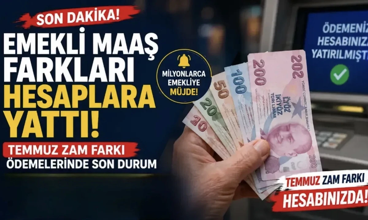 4C Emeklilerine Zam Farkı M&uuml;jdesi: &Ouml;demeler 24 Temmuz&rsquo;da Hesaplara Yatıyor