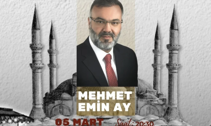 5 Mart&rsquo;ta Ramazan Sokağı&rsquo;nda Mehmet Emin Ay ile &ldquo;Ramazan ve İnsan&rdquo; Sohbeti