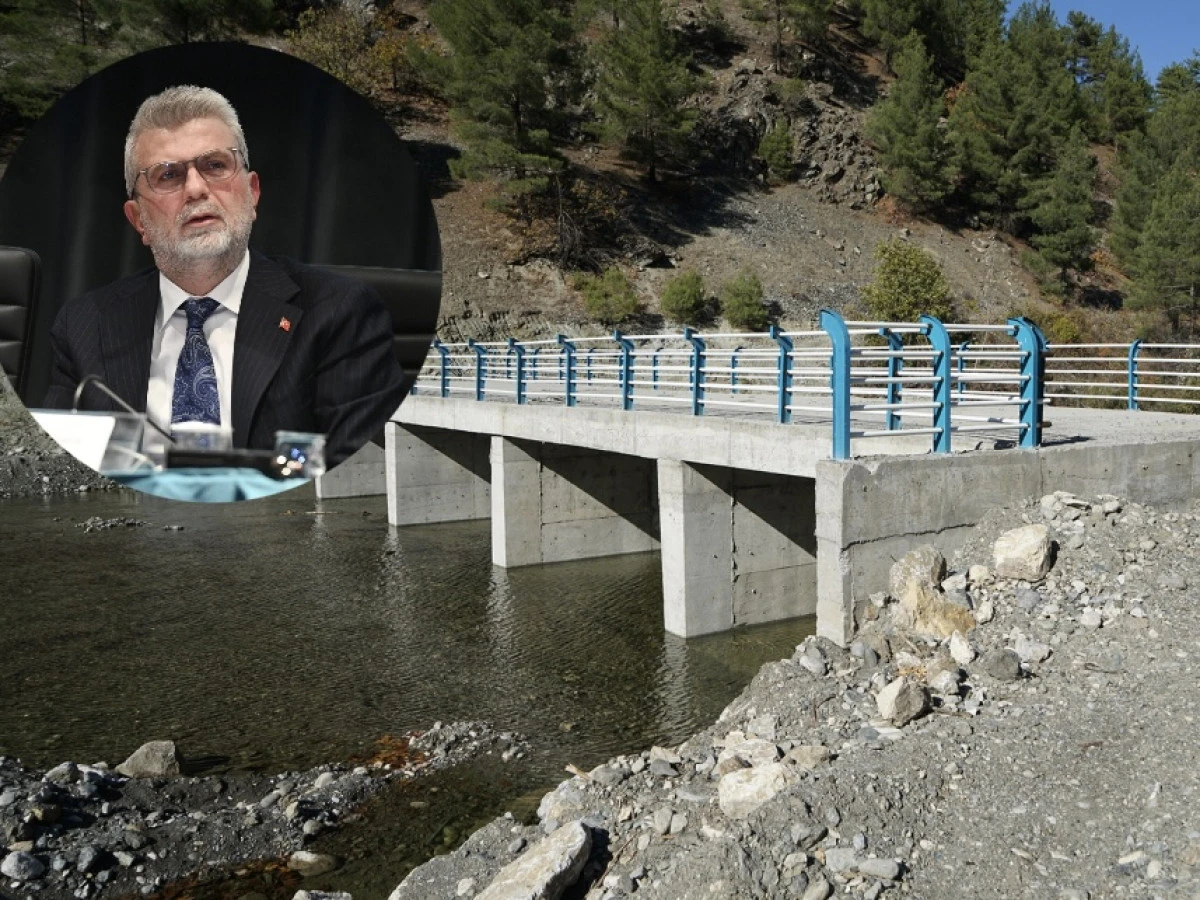 50 Yıllık Hayali Fırat Başkan Gerçekleştirdi : Onikişubat Kırsalı Kozcağız’a Yeni Köprü