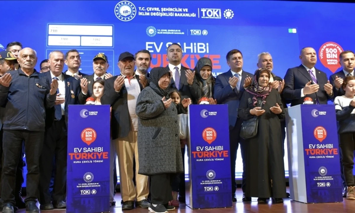 500 bin sosyal konut projesinde kura heyecanı devam ediyor 