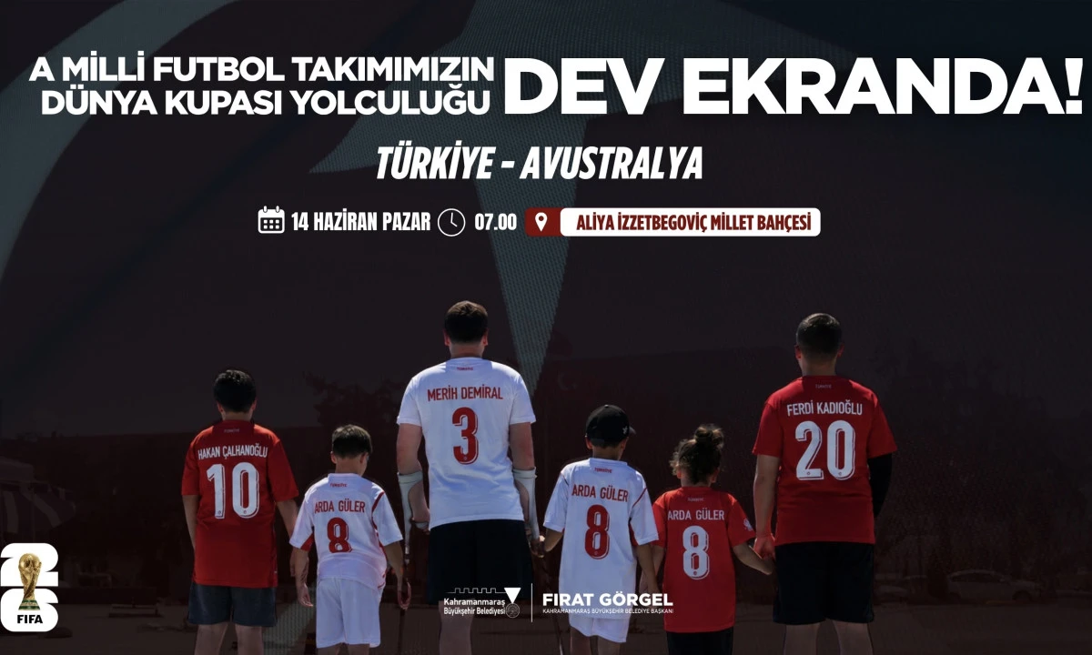 A Milli Futbol Takımı&rsquo;nın D&uuml;nya Kupası Yolculuğu Dev Ekranda