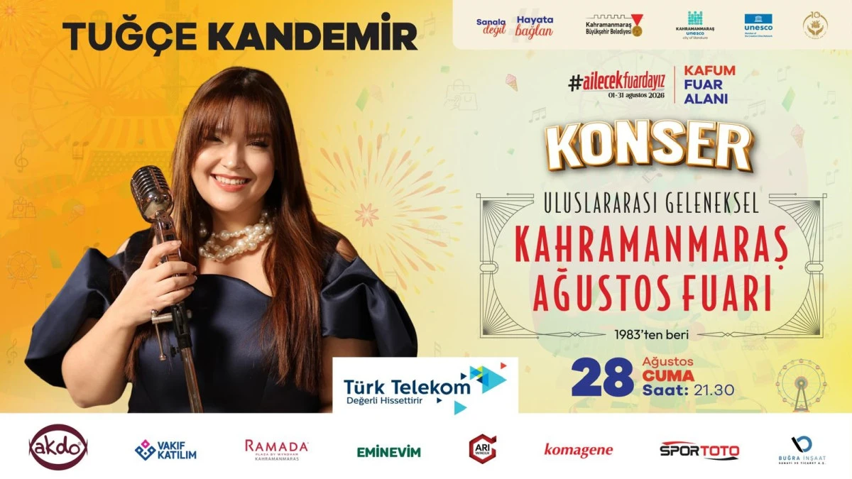 Ağustos Fuarı&rsquo;nda Sahne Sırası Tuğ&ccedil;e Kandemir&rsquo;in