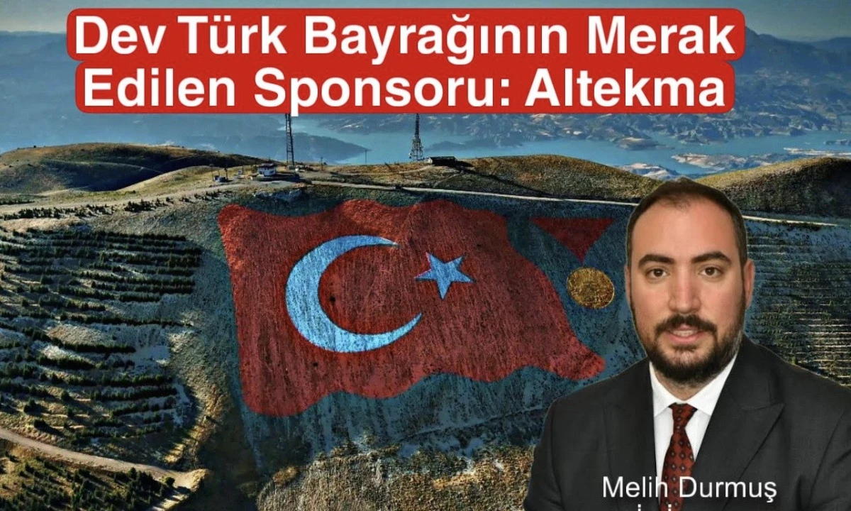 Ahır Dağı&rsquo;ndaki Dev T&uuml;rk Bayrağına Altekma Desteği