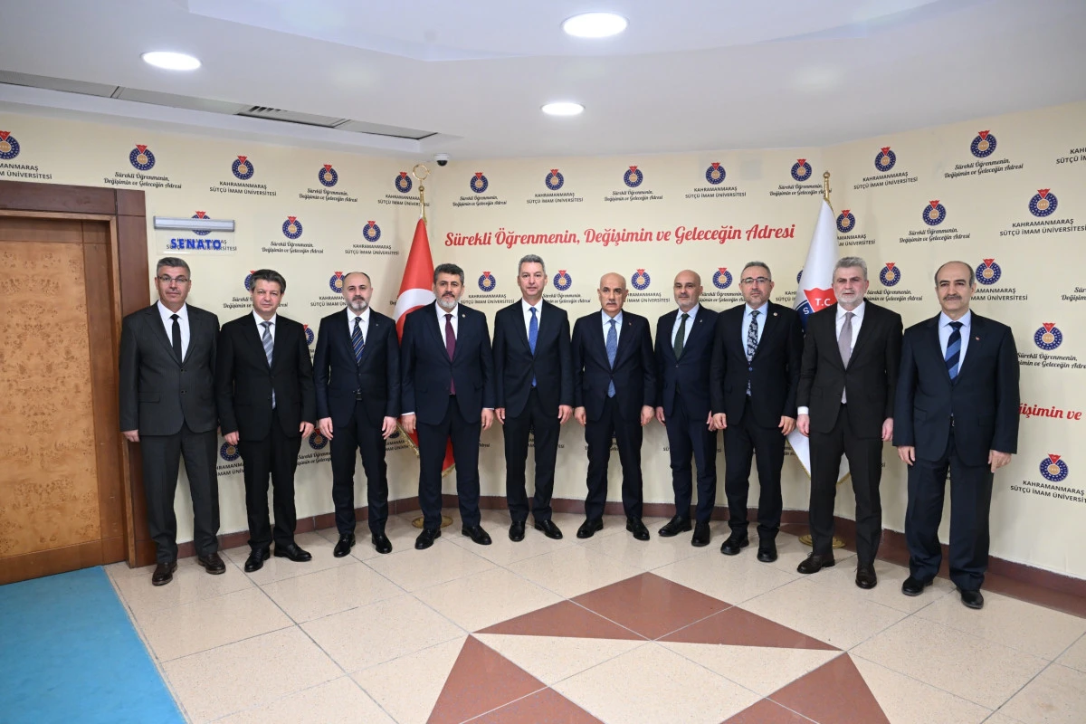 AK Parti heyetinden Rekt&ouml;r Okumuş&rsquo;a hayırlı olsun ziyareti