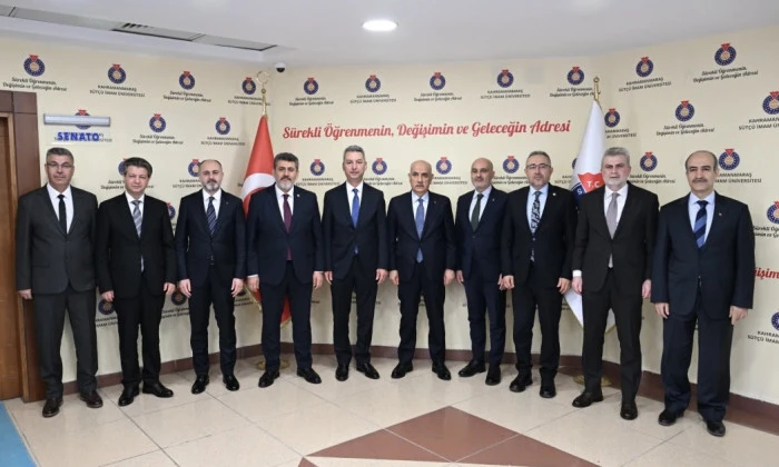 AK Parti heyetinden Rekt&ouml;r Okumuş&rsquo;a hayırlı olsun ziyareti