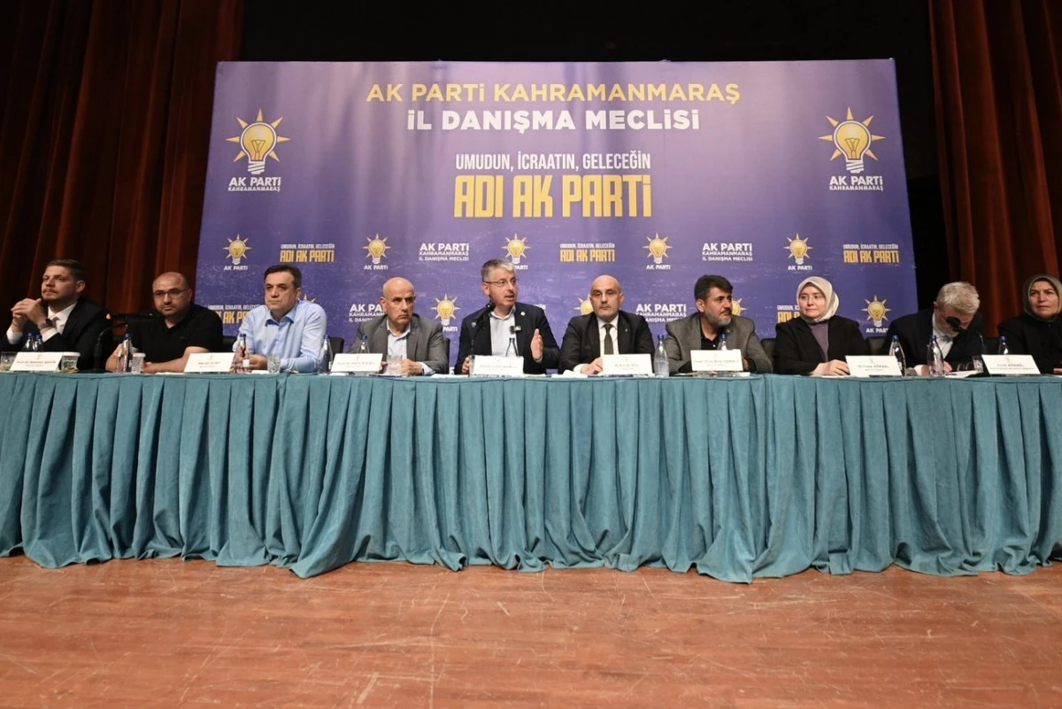 AK Parti Kahramanmaraş Teşkilatı İl Danışma Meclisi’nde Kenetlendi: “Türkiye Yüzyılı Yolunda Durmak Yok”
