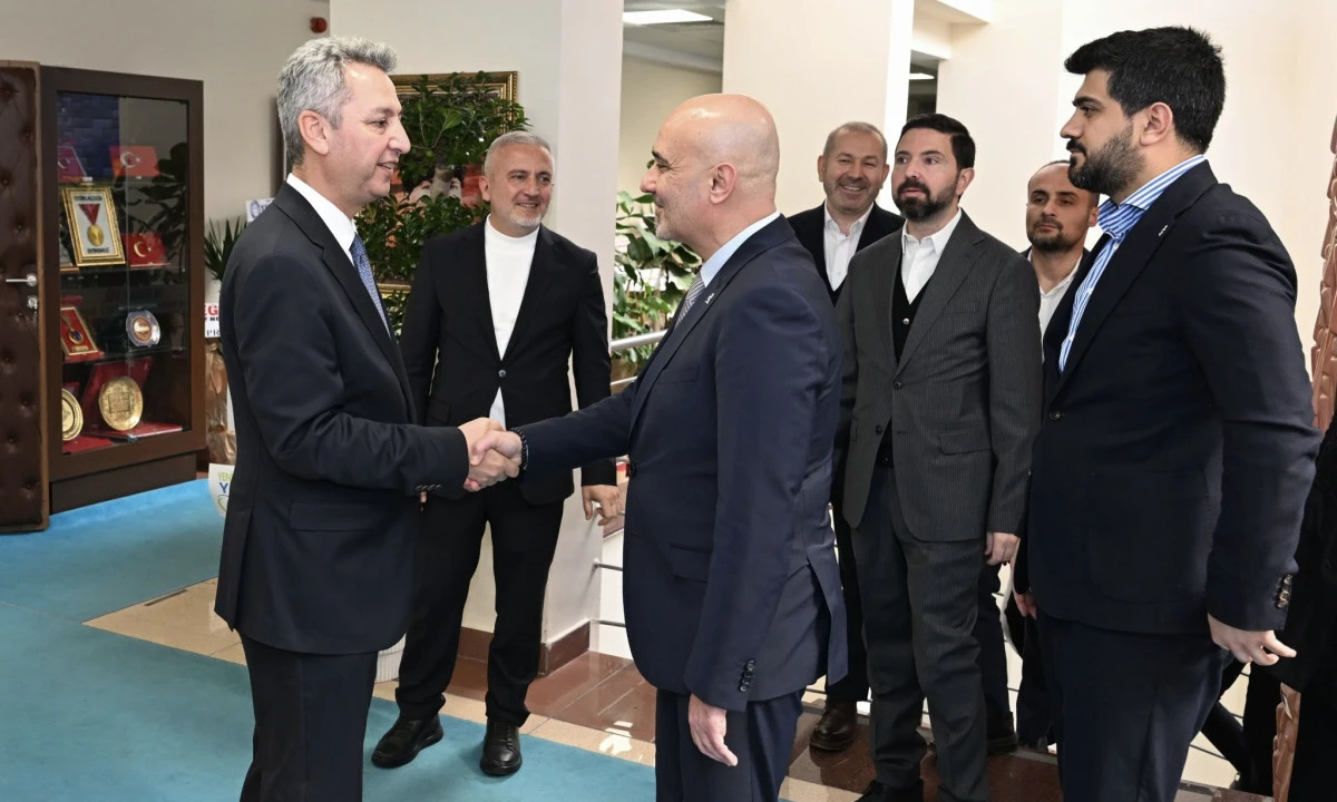 AK Parti Teşkilatından KS&Uuml;&rsquo;n&uuml;n Yeni Y&ouml;netimine Hayırlı Olsun Ziyareti