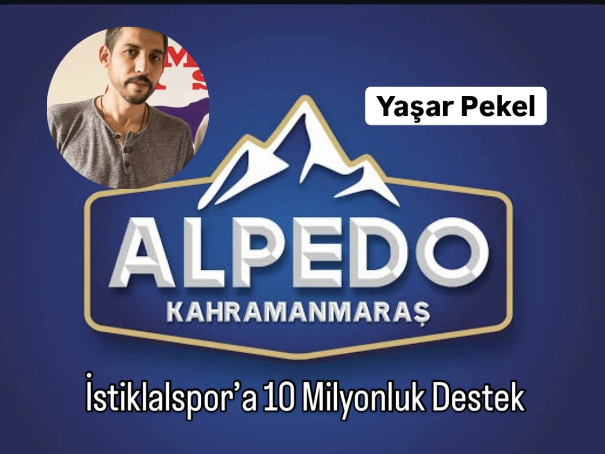 Alpedo’dan İstiklalspor’a 10 Milyonluk Destek