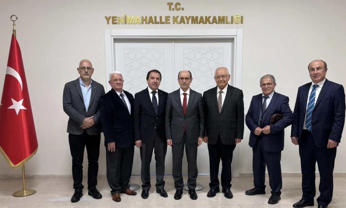 Ankara&rsquo;da Kahramanmaraşlılardan Kaymakam Kurtbeyoğlu&rsquo;na ziyaret