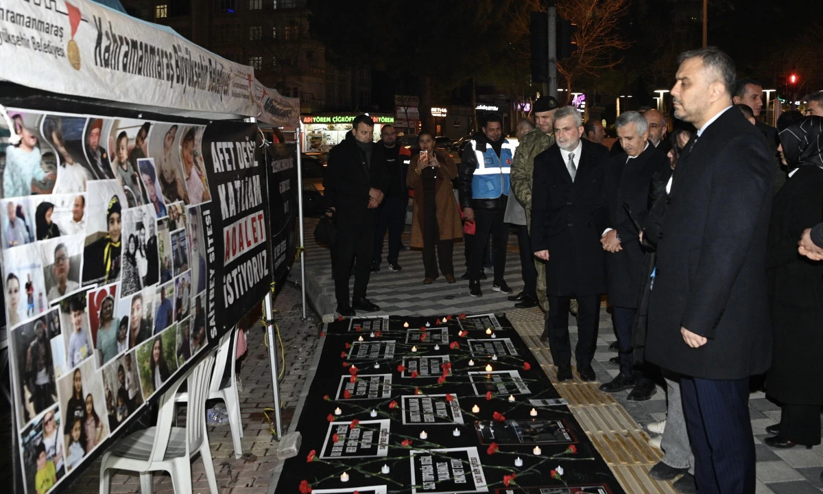 Asrın Felaketinin Yıl D&ouml;n&uuml;m&uuml;nde Kahramanmaraş Tek Y&uuml;rek Oldu