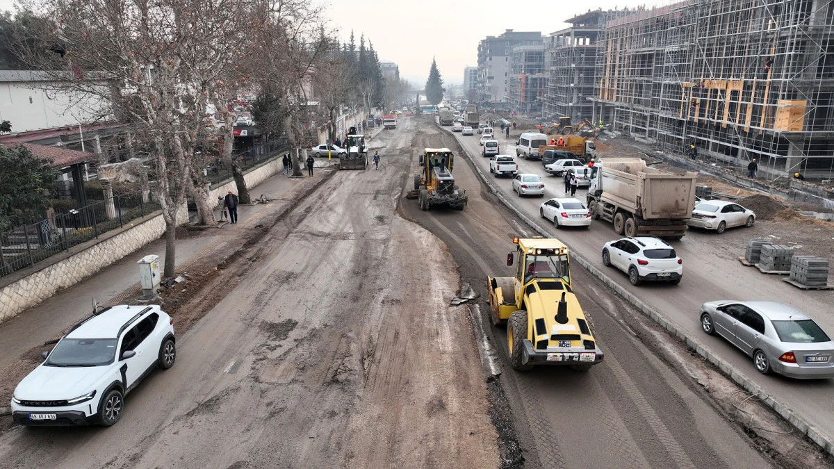 Azerbaycan Bulvarı&rsquo;nda Altyapının Ardından Asfalt Hazırlığı