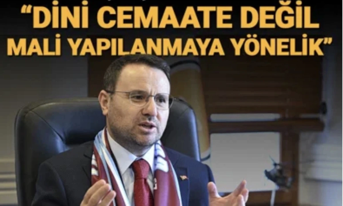 Bakan G&uuml;rlek: &ldquo;Dini Bir G&ouml;r&uuml;şe Karşı Operasyon Yok, Mali Yapılanmaya Y&ouml;nelik Bir Operasyon&rdquo;