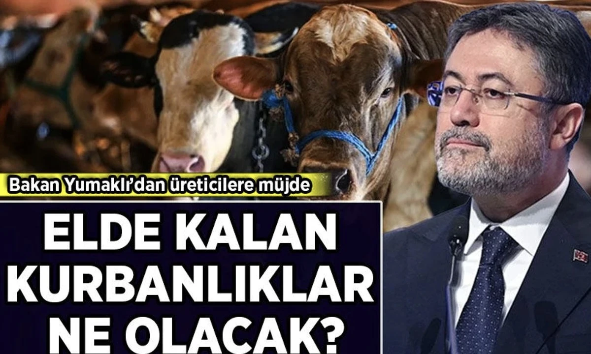 Bakan Yumaklı&rsquo;dan &Uuml;reticilere Bayram M&uuml;jdesi: Satılamayan Kurbanlıkları ESK Alacak