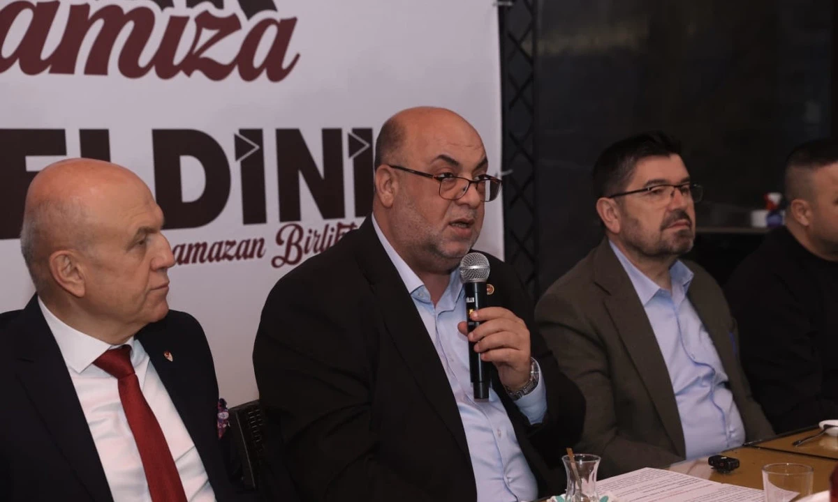 Başkan Akpınar, Amat&ouml;r Spor Kul&uuml;pleri Federasyonu (ASKF) ile iftar sofrasında bir arada