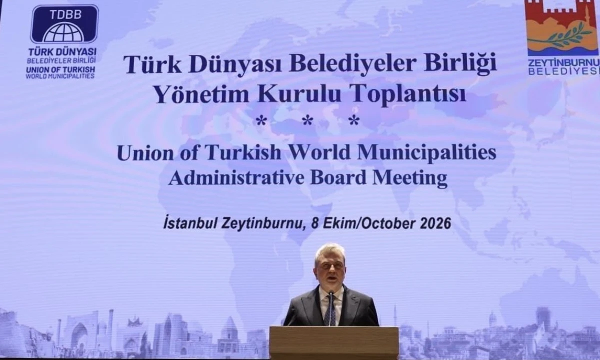 Başkan Fırat G&ouml;rgel, T&uuml;rk D&uuml;nyası Belediyeler Birliği Başkanı Oldu