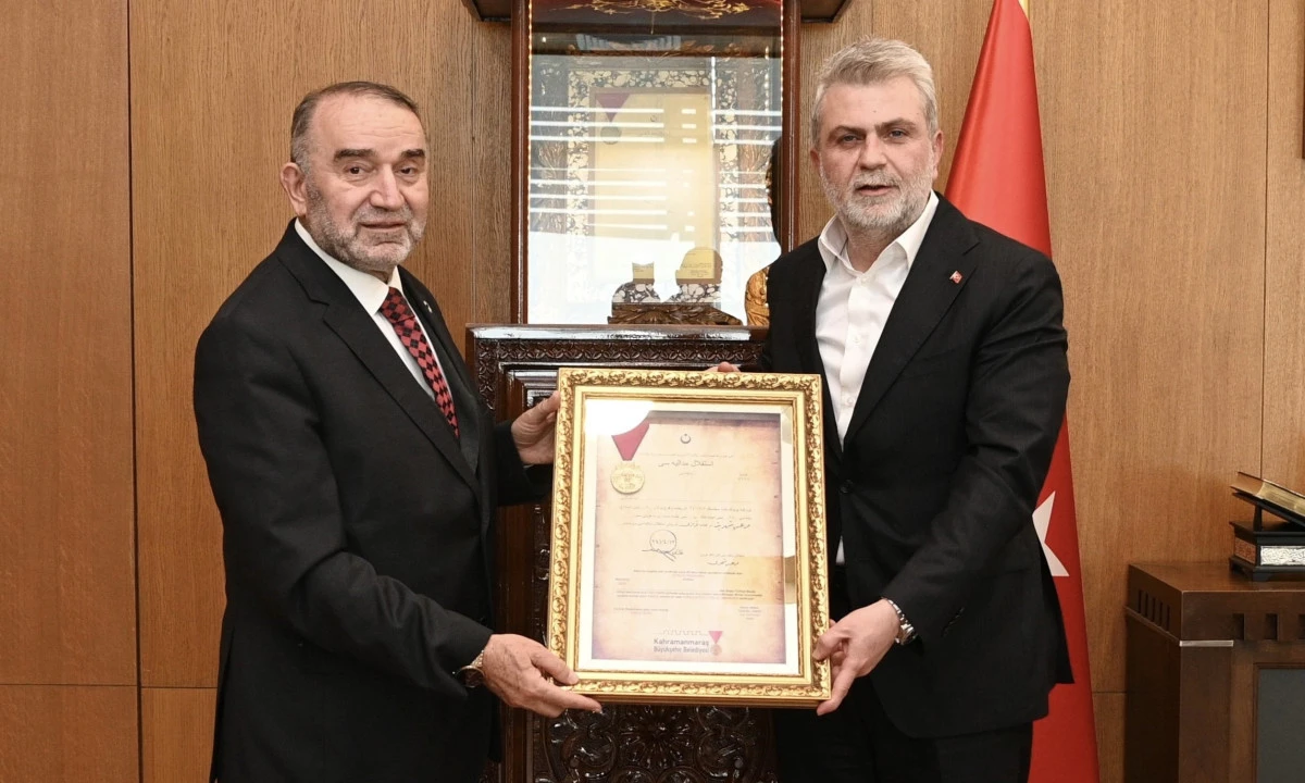 Başkan G&ouml;rgel, Cumhurbaşkanı Başdanışmanı İsrafil Kışla&rsquo;yı Ağırladı