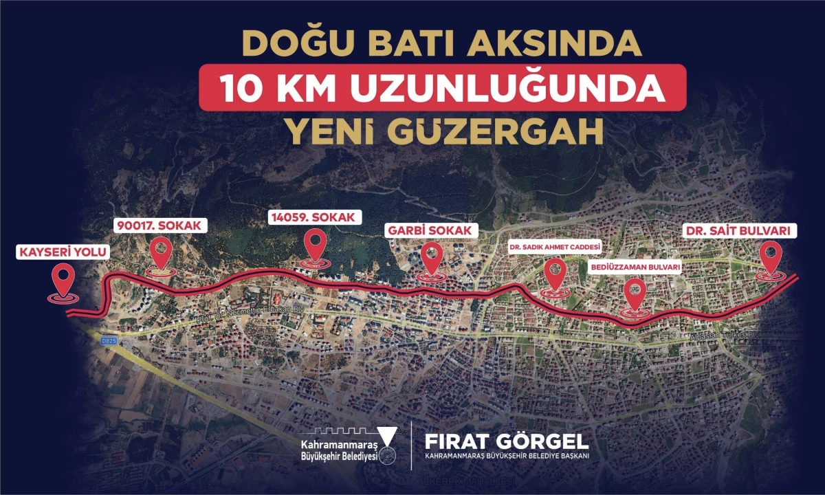Başkan G&ouml;rgel, Doğu-Batı Ulaşımını G&uuml;&ccedil;lendirecek &Ccedil;alışmaları Yerinde İnceledi