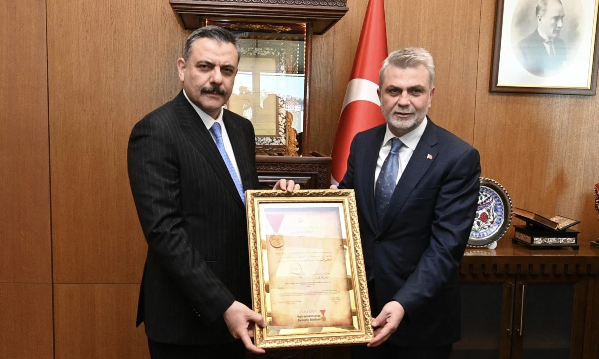 Başkan G&ouml;rgel, İ&ccedil;işleri Bakanı &Ccedil;ift&ccedil;i&rsquo;yi Ağırladı 