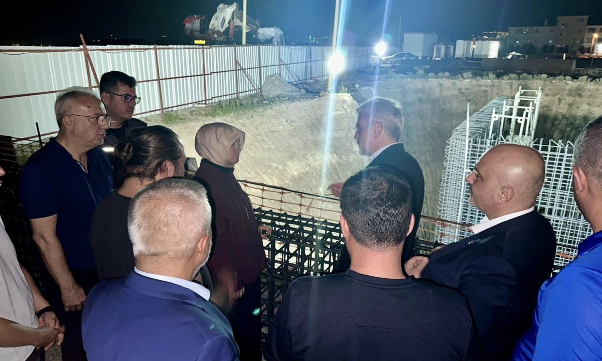 Başkan Görgel, Kılavuzlu İçmesuyu İletim Hattındaki Çalışmaları Yerinde İnceledi