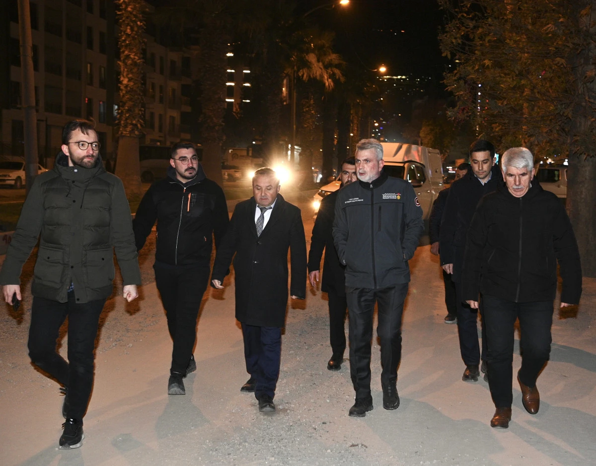 Başkan G&ouml;rgel, Şehir Merkezindeki Alt ve &Uuml;styapı &Ccedil;alışmalarını Yerinde İnceledi