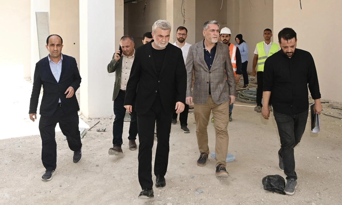 Başkan G&ouml;rgel; &ldquo;T&uuml;rkiye&rsquo;ye &Ouml;rnek Olacak Gen&ccedil;lik ve Spor Merkezimiz Hızla Y&uuml;kseliyor&rdquo;