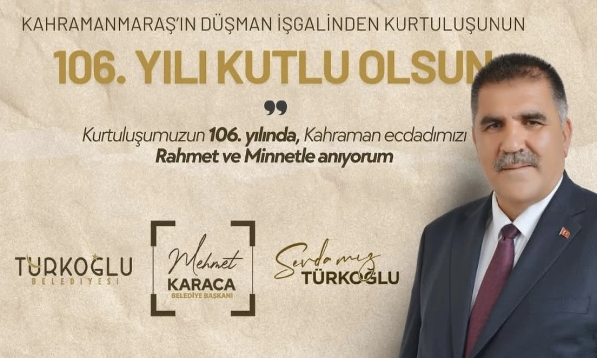 Başkan Karaca: &ldquo;Maraş bize mezar olmadan d&uuml;şmana g&uuml;lzar olamaz&rdquo;