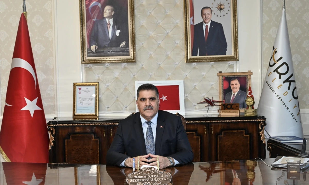 Başkan Karaca&rsquo;dan Bayram Mesajı: "T&uuml;rkoğlu&rsquo;nda birlik ve beraberlik hakim"