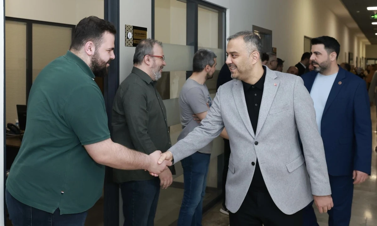 Başkan Toptaş, personeliyle bayramlaştı