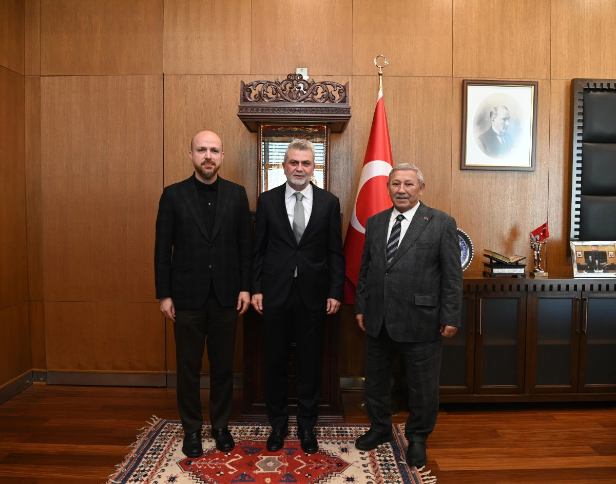 Bilal Erdoğan&rsquo;dan Başkan G&ouml;rgel&rsquo;e ziyaret 