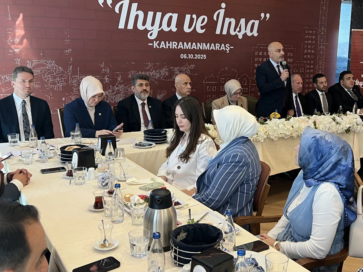Bir Sofrada, Bir Şehir Buluşması: Kahramanmaraş’ta 281 Milyar Liralık İhya ve İnşa Dönemi Başladı