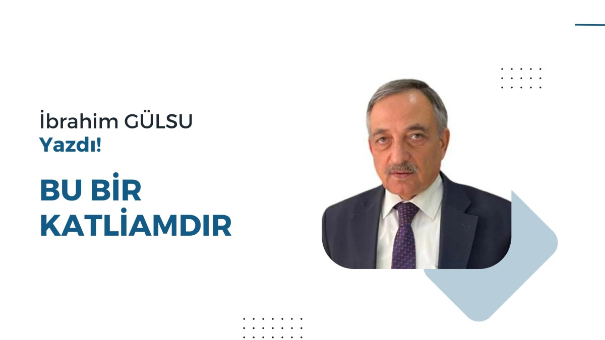 BU BİR KATLİAMDIR