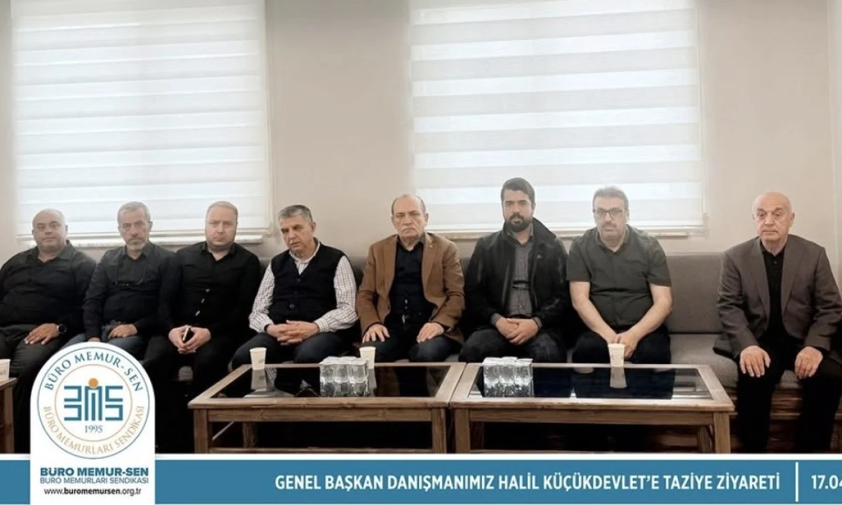 B&uuml;ro Memur-Sen Genel Başkanı Yusuf Yazgan&rsquo;dan taziye ziyareti ve birlik &ccedil;ağrısı