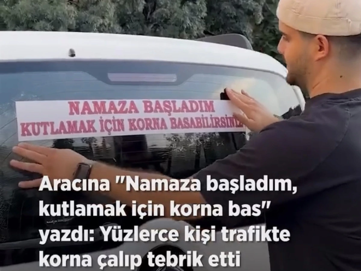 Bursa’da Trafikte İlginç Anlar: Namaza Başladım, Korna Bas Kutla