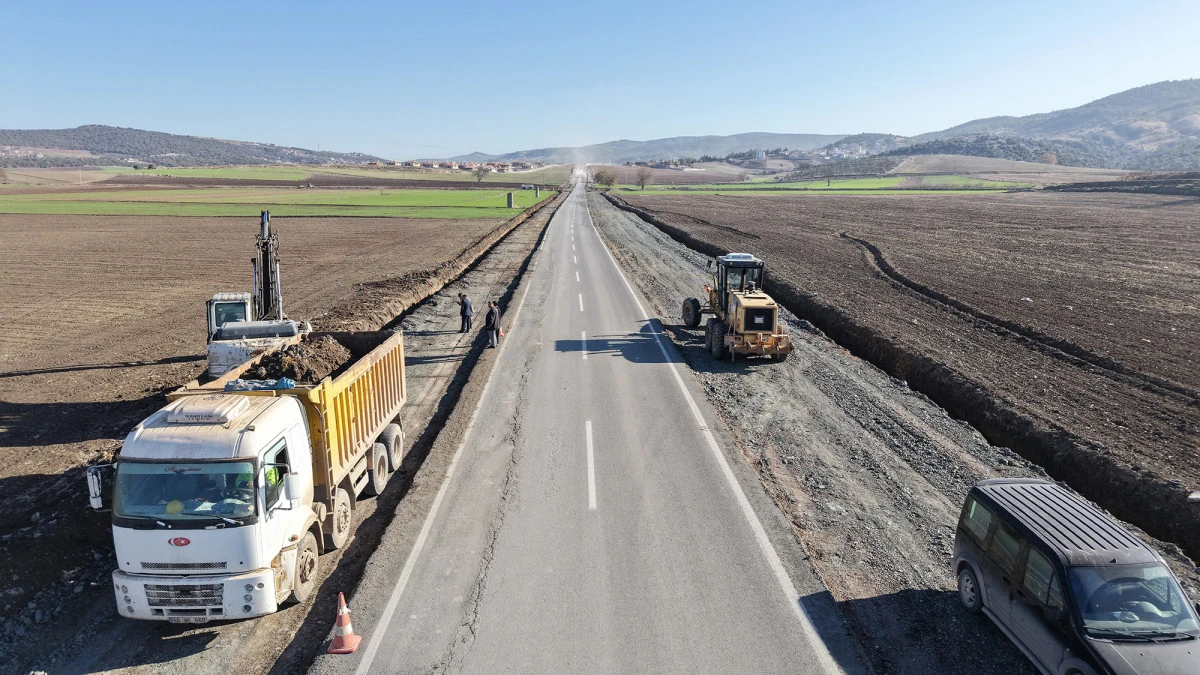 B&uuml;y&uuml;kşehir, Dulkadiroğlu Elmalar - &Ccedil;okyaşar Grup Yolunun genişliğini &uuml;&ccedil; kat artırıyor