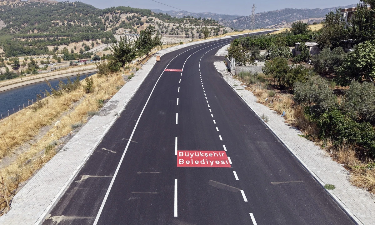 B&uuml;y&uuml;kşehir, Sarı&ccedil;ukur Yolunu Tamamen Yeniledi