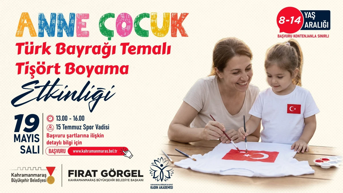 B&uuml;y&uuml;kşehir&rsquo;den 19 Mayıs&rsquo;a &Ouml;zel Anne &ndash; &Ccedil;ocuk Etkinliği; Başvurular Başladı