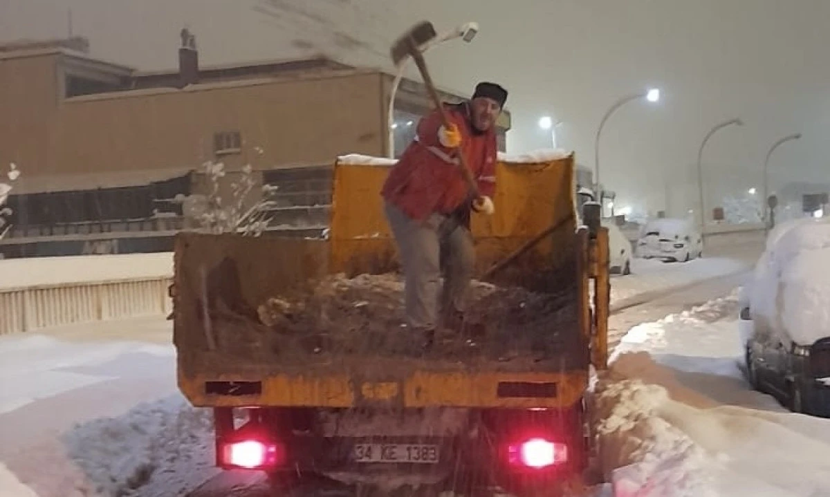 B&uuml;y&uuml;kşehir&rsquo;den Arterlerde Buzlanmaya Karşı Yoğun Tedbir