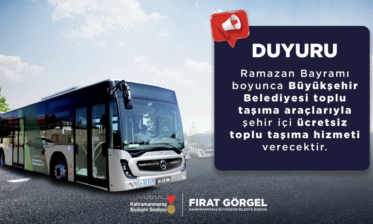 B&uuml;y&uuml;kşehir&rsquo;den Bayramda Şehir Merkezinden Kapı&ccedil;am Mezarlığı&rsquo;na &Uuml;cretsiz Toplu Taşıma