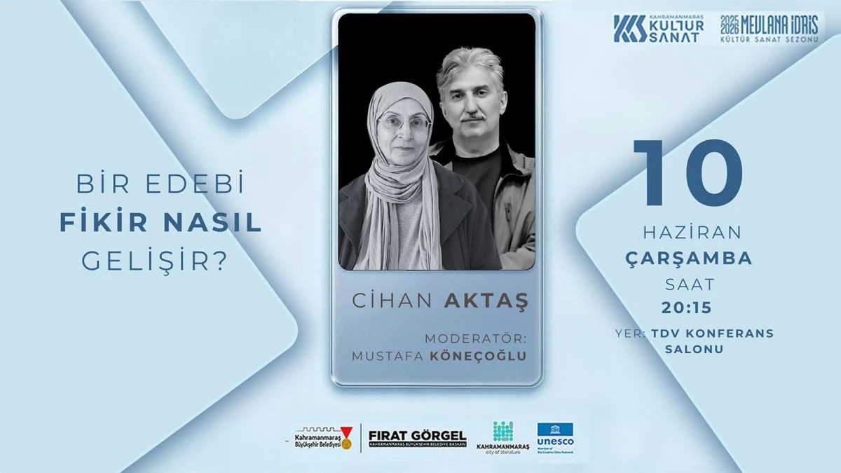 B&uuml;y&uuml;kşehir&rsquo;den Edebi &Uuml;retime Işık Tutacak S&ouml;yleşi 