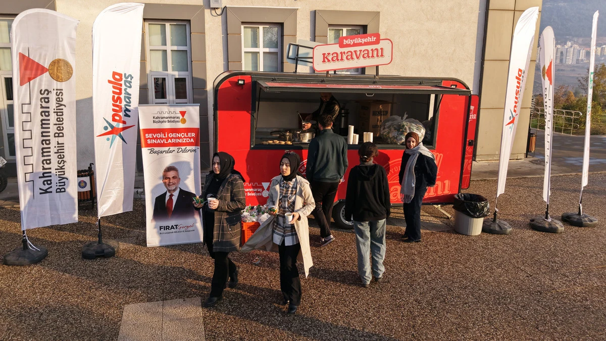 Büyükşehir’den sınav haftasında gençlere sıcak destek