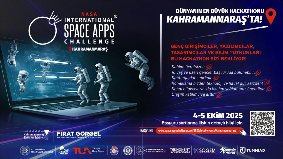 Büyükşehir’den Tarihi Adım: NASA’nın Organizasyonu Kahramanmaraş’ta