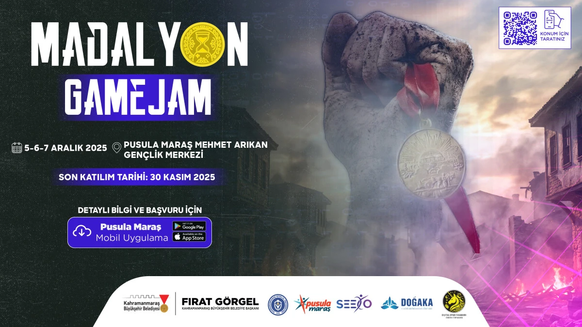 Büyükşehir’in Gençlere Özel “Madalyon Game Jam” Etkinliğine Başvuruları Başladı