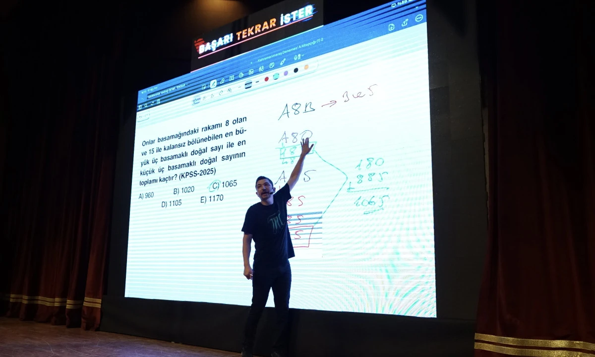 B&uuml;y&uuml;kşehir&rsquo;in KPSS Genel Tekrar Kampı Matematikle Başladı