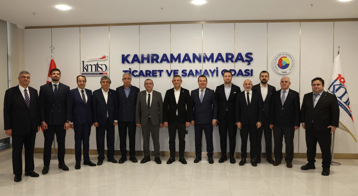 CHP Genel Başkanı &Ouml;zg&uuml;r &Ouml;zel&rsquo;den KMTSO&rsquo;ya Ziyaret