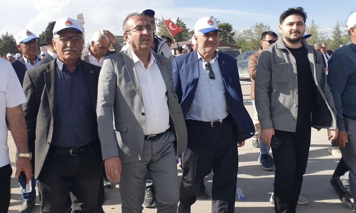 CHP İl Başkanı &Uuml;nal Ateş&rsquo;ten Afşin-Elbistan Termik Santrali &Ouml;n&uuml;nde Emek Vurgusu