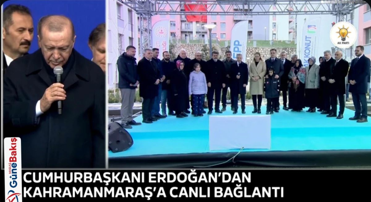 Cumhurbaşkanı Erdoğan&rsquo;dan Kahramanmaraş&rsquo;a Canlı Bağlantı: 22 Bini Aşkın Konut ve İş Yeri Teslim Edildi