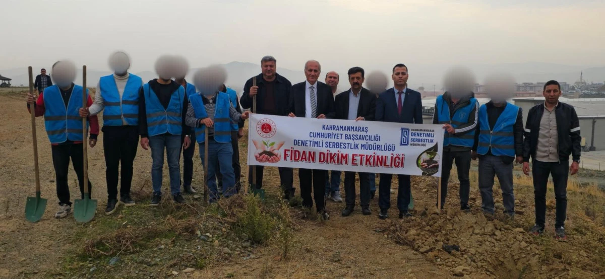 Denetimli Serbestlik Müdürlüğünden Anlamlı Etkinlik: Geleceğe Nefes Olacak 400 Fidan Toprakla Buluşturuldu