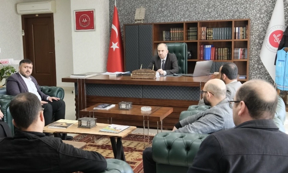 Diyanet-Sen&rsquo;den İl M&uuml;ft&uuml;s&uuml; Dr. Hasan H&uuml;seyin G&uuml;ller&rsquo;e Hayırlı Olsun Ziyareti