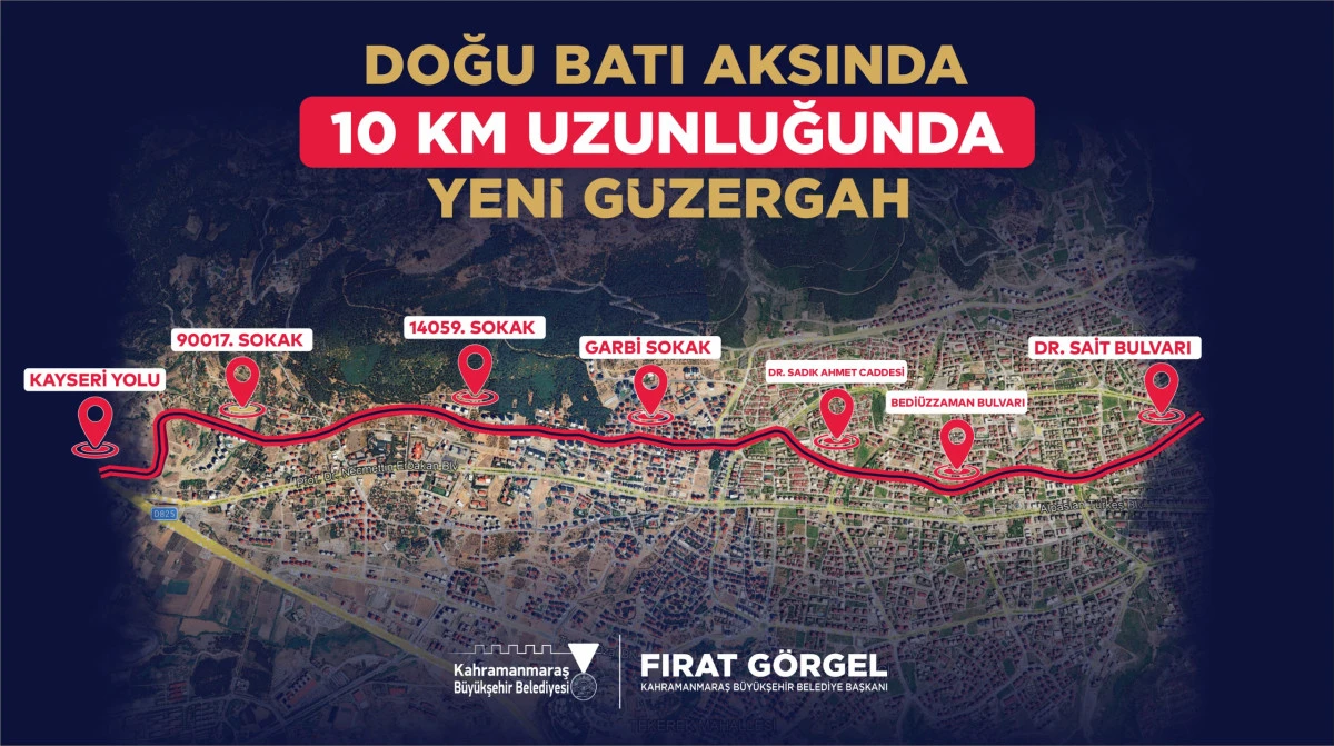 Dr. Sait Bulvarı&rsquo;ndan Kayseri Yolu&rsquo;na 10 Kilometrelik Kesintisiz Ulaşım