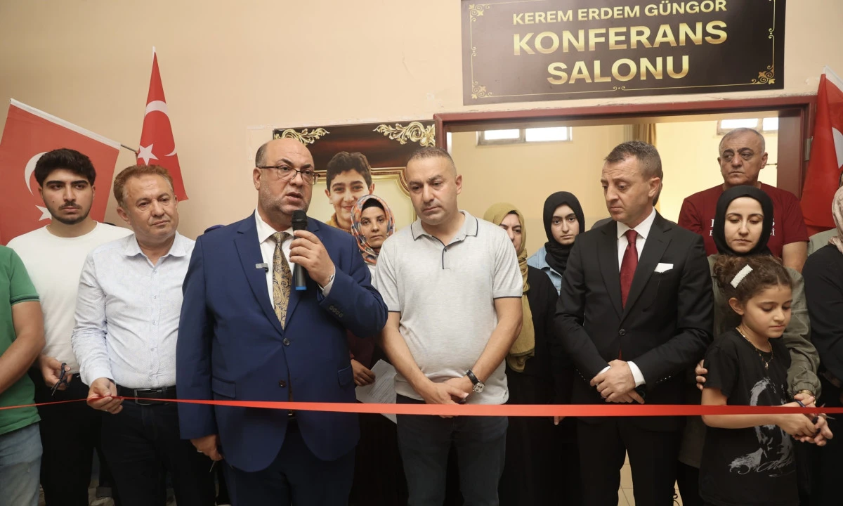 Dulkadiroğlu Belediyesinden Şehit Kerem Erdem G&uuml;ng&ouml;r&rsquo;&uuml;n Hatırasına Anlamlı Eser